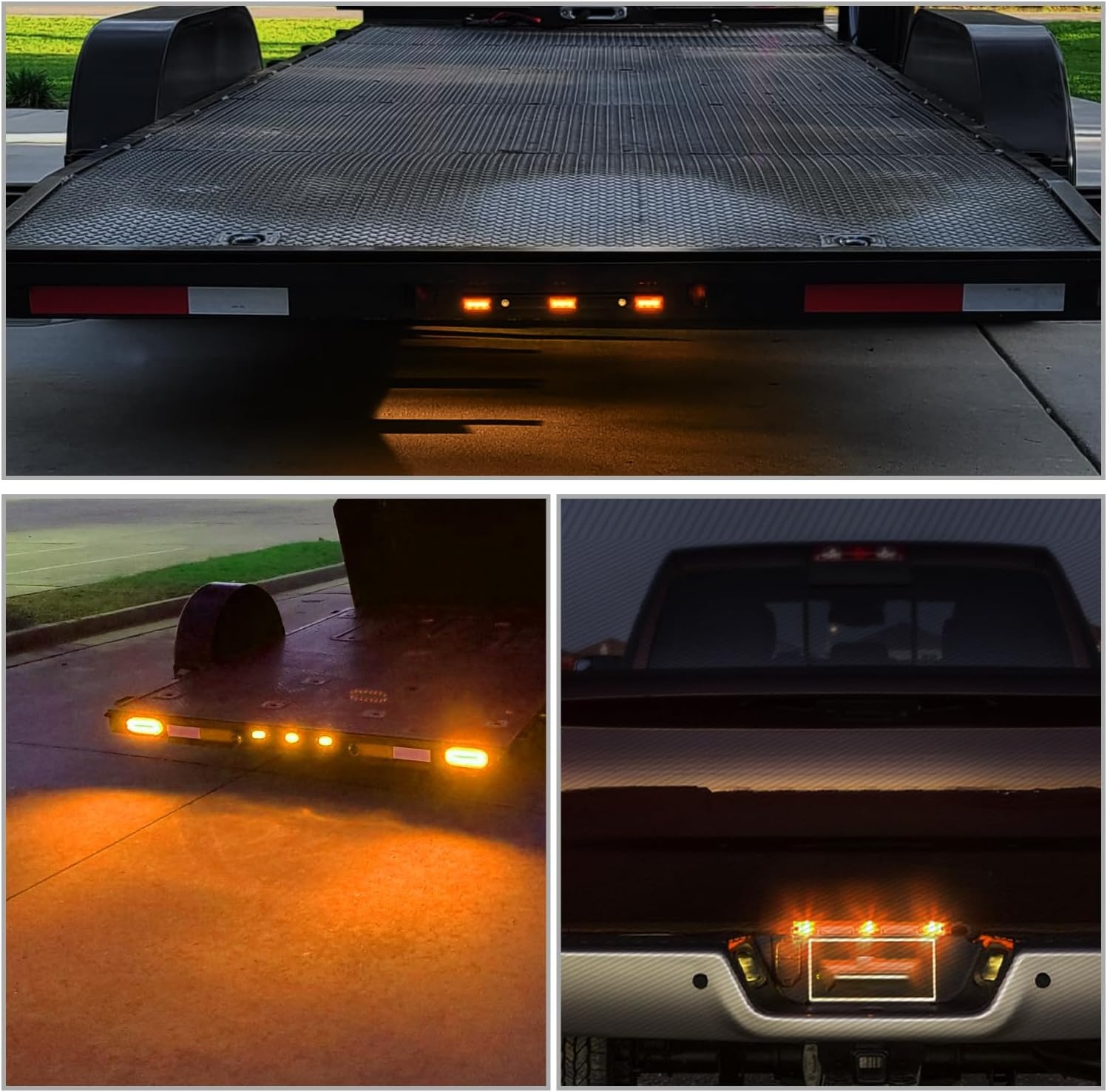 image:imageGOOACC 9LED Marker ID Bar 1PC 142Inch AmberAmber 9LED Marker ID Bar