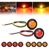 image:imageGOOACC 34 Inch Bullet Side Marker Light 10PCS AmberRedAmber