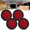 Red 12Led 4Pcs
