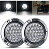 White 24Led 2Pcs Screws